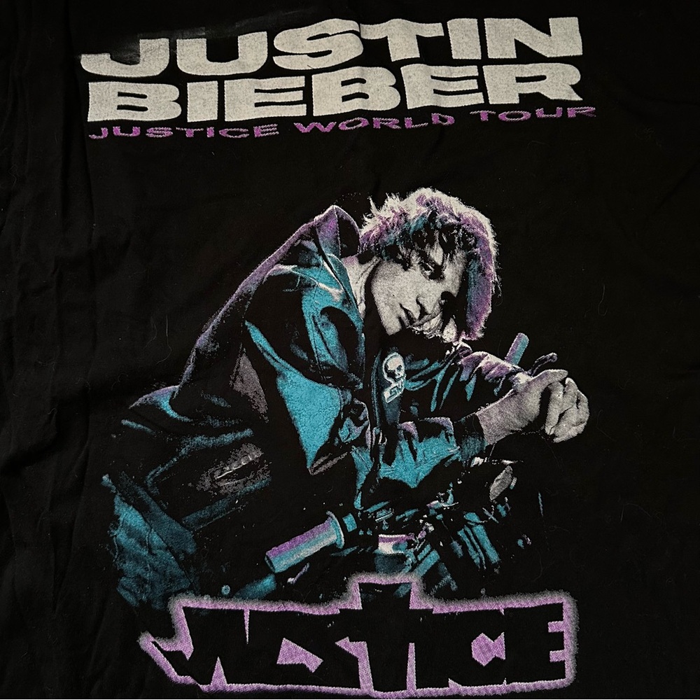 2022 Justin Bieber tour tee